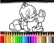 baba - Baby girl coloring